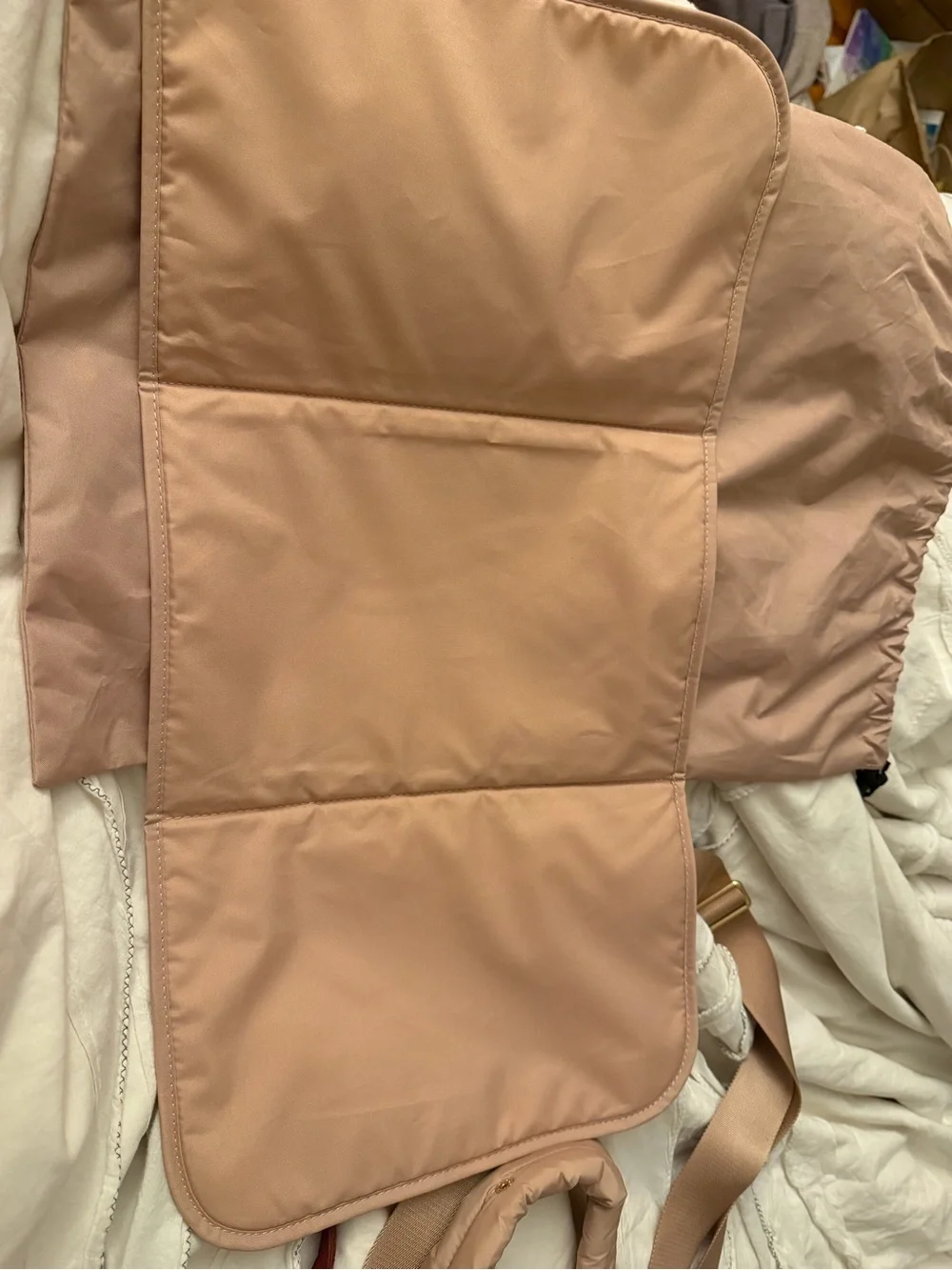 Happ Paige Carryall in dusty rose diaper bag